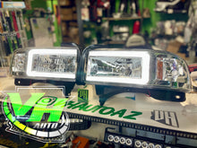 Cargar imagen en el visor de la galería, 94-01 Dodge Ram “C Bar" LED DRL Headlights