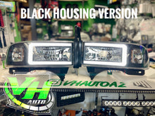 Cargar imagen en el visor de la galería, 94-01 Dodge Ram “C Bar" LED DRL Headlights