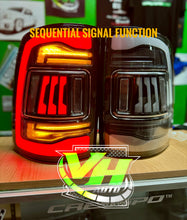 Load image into Gallery viewer, Dodge Ram 2009-2018 "Phantom 3 5th Gen Style RGB Color Changing” Tail Lamps