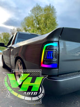 Load image into Gallery viewer, Dodge Ram 2009-2018 "Phantom 3 5th Gen Style RGB Color Changing” Tail Lamps