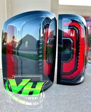 Load image into Gallery viewer, 14-18 GMC Sierra Denali “Midnight Edition" LED Tail Lamps
