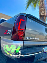 Load image into Gallery viewer, 1999-2006 Chevy Silverado GMC Sierra LED “RED OUT C Bar” Tail Lamps