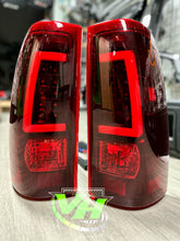 Load image into Gallery viewer, 1999-2006 Chevy Silverado GMC Sierra LED “RED OUT C Bar” Tail Lamps