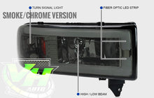 Cargar imagen en el visor de la galería, 94-01 Dodge Ram “Split C" LED DRL Headlights