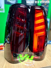 Load image into Gallery viewer, 88-98 OBS Chevy Silverado Tahoe Suburban Blazer GMC Sierra Yukon LED “E Bar” Tail Lamps