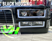 Load image into Gallery viewer, 88-98 Chevy Silverado Tahoe Blazer, GMC Sierra Yukon LED “Projector U” Bar Headlights