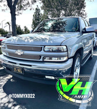 Load image into Gallery viewer, 1999-2002 Chevy Silverado / 2000-2006 Tahoe “Big C Bar Gen 2 SWITCHBACK SEQUENTIAL” LED DRL Headlamps