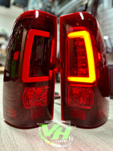 Load image into Gallery viewer, 1999-2006 Chevy Silverado GMC Sierra LED “RED OUT C Bar” Tail Lamps