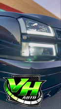Load and play video in Gallery viewer, 2003 - 2006 Chevy Silverado LED DRL "HD LTZ Switchback Sequential” Bar Headlamps