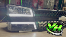 Load and play video in Gallery viewer, 2003 - 2006 Chevy Silverado LED DRL "HD LTZ Switchback Sequential” Bar Headlamps