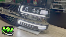 Load and play video in Gallery viewer, 1999-2002 Chevy Silverado / 2000-2006 Tahoe “ALPHA FULL LED” Headlamps