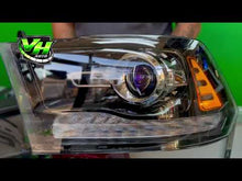 Cargar y reproducir el video en el visor de la galería, 09-18 Dodge Ram R/T Style Headlights