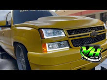 Load and play video in Gallery viewer, 03-06 Chevy Silverado "Switchback Sequential L Bar" Headlights