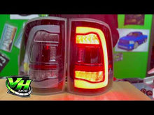 Cargar y reproducir el video en el visor de la galería, Dodge Ram 2009-2018 "5th Gen Sequential” Tail Lamps