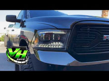 Cargar y reproducir el video en el visor de la galería, 09-18 Dodge Ram Switchback Dual Projector Headlights
