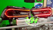 Cargar imagen en el visor de la galería, 11-14 Dodge Charger RGB Bluetooth Color Changing DRL Headlmaps