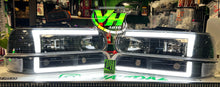 Load image into Gallery viewer, 1999-2002 Chevy Silverado / 2000-2006 Tahoe “Big C Bar” LED DRL Headlamps
