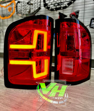 Load image into Gallery viewer, 07 -13 Chevy Silverado "Tron STYLE" LED Tail Lamps