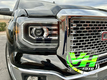 Load image into Gallery viewer, 14-15 GMC Sierra “16+ Denali Style” Full LED Headlights