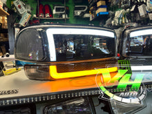 Load image into Gallery viewer, 99-06 GMC Sierra Yukon "Big C Switchback" Headlights