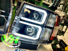 Load image into Gallery viewer, 07-13 Chevy Silverado LED DRL "Double C Bar Projector” Headlamps