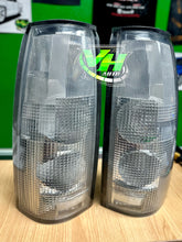 Load image into Gallery viewer, 88-98 OBS Chevy Silverado Tahoe Blazer GMC Sierra Yukon “JDM Clear” Tail Lamps