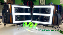 Load image into Gallery viewer, 07-13 GMC Sierra LED DRL "E Bar” Projector Headlamps