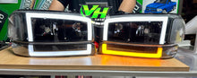 Load image into Gallery viewer, 99-06 GMC Sierra Yukon "Cube Bar Switchback" Headlights