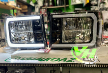 Load image into Gallery viewer, 07-13 GMC Sierra LED DRL "BIG C” Bar Reflector Headlamps