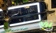 Load image into Gallery viewer, 1999-2002 Chevy Silverado / 2000-2006 Tahoe “Big C Bar” LED DRL Headlamps