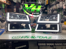 Load image into Gallery viewer, 2003 - 2006 Chevy Silverado LED “U” Bar Headlights