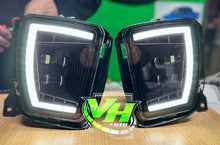 Cargar imagen en el visor de la galería, 13-18 Dodge Ram 1500 “C Style 2” FULL LED DRL Fog Lamps
