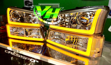 Load image into Gallery viewer, 03-06 Chevy Silverado "Switchback Sequential L Bar" Headlights