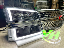 Load image into Gallery viewer, 2003 2006 Chevy Silverado “Big C SWITCHBACK SEQUENTIAL” LED DRL Headlamps