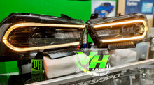 Cargar imagen en el visor de la galería, 11-14 Dodge Charger RGB Bluetooth Color Changing DRL Headlmaps