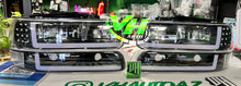 Load image into Gallery viewer, 1999-2002 Chevy Silverado / 2000-2006 Tahoe “L Bar” LED DRL Headlamps