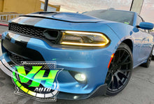 Cargar imagen en el visor de la galería, 15-22 Dodge Charger RGB Bluetooth Color Changing DRL Headlmaps