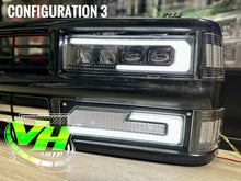 Load image into Gallery viewer, 88-98 Chevy Silverado Tahoe Blazer, GMC Sierra Yukon “ALPHA” FULL LED Headlights