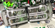 Load image into Gallery viewer, 07-13 GMC Sierra LED DRL "Double C Bar” Projector Headlamps