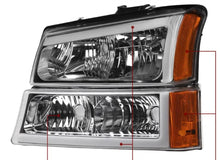 Load image into Gallery viewer, 2003 2006 Chevy Silverado “Big C SWITCHBACK SEQUENTIAL” LED DRL Headlamps