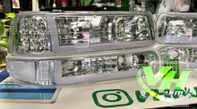 Load image into Gallery viewer, 1999-2002 Chevy Silverado / 2000-2006 Tahoe “L Bar” LED DRL Headlamps