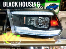 Cargar imagen en el visor de la galería, 09-18 Dodge Ram DUAL SEQUENTIAL LED Reflector Headlights