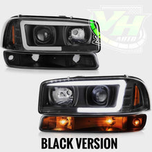 Load image into Gallery viewer, 99-06 GMC Sierra Yukon &quot;Gen 2 C Bar Projector&quot; Headlights
