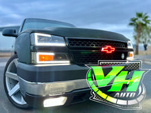 Cargar imagen en el visor de la galería, 03-06 Chevy Silverado Bluetooth Color Changing LED RGB Bowtie Emblem
