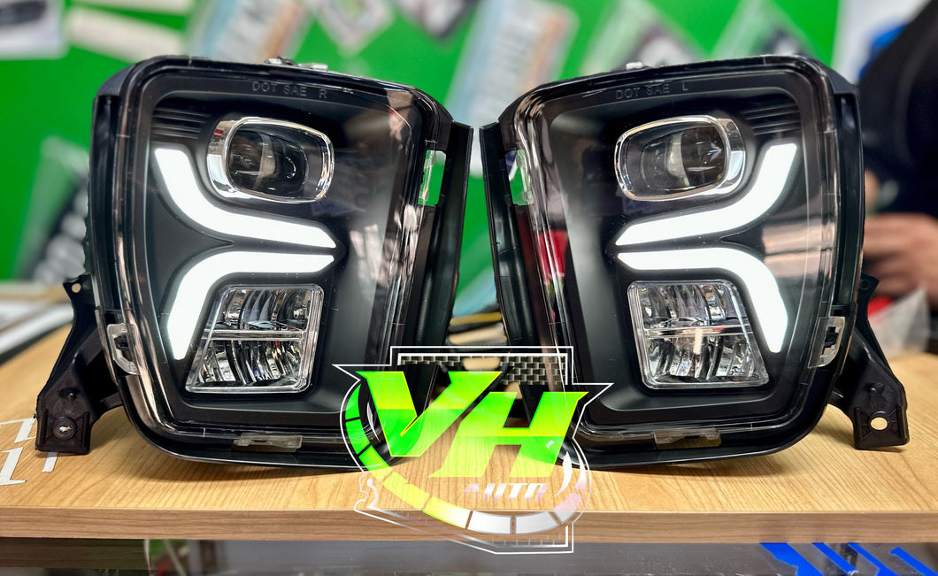 13-18 Dodge Ram 1500 “Switchback Sequential Style 2” FULL LED DRL Fog Lamps