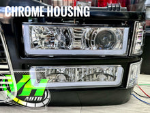 Load image into Gallery viewer, 88-98 Chevy Silverado Tahoe Blazer, GMC Sierra Yukon LED “Projector U” Bar Headlights
