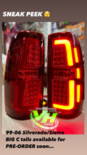 Cargar imagen en el visor de la galería, 1999-2006 Chevy Silverado GMC Sierra LED “Big C” Bar Tail Lamps
