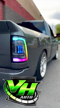 Cargar y reproducir el video en el visor de la galería, Dodge Ram 2009-2018 &quot;Phantom 3 5th Gen Style RGB Color Changing” Tail Lamps
