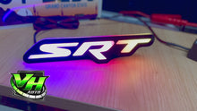 Cargar y reproducir el video en el visor de la galería, Dodge Jeep Chrysler “SRT”LED RGB Bluetooth Color Changing Emblem
