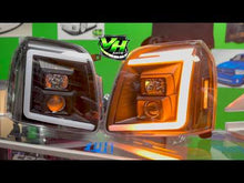 Cargar y reproducir el video en el visor de la galería, 07-14 GMC Yukon / XL &quot;Switchback Sequential C&quot; Headlights
